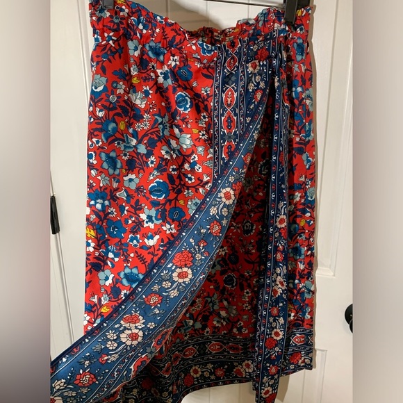 Loft Floral Wrap Dress - Picture 1 of 4